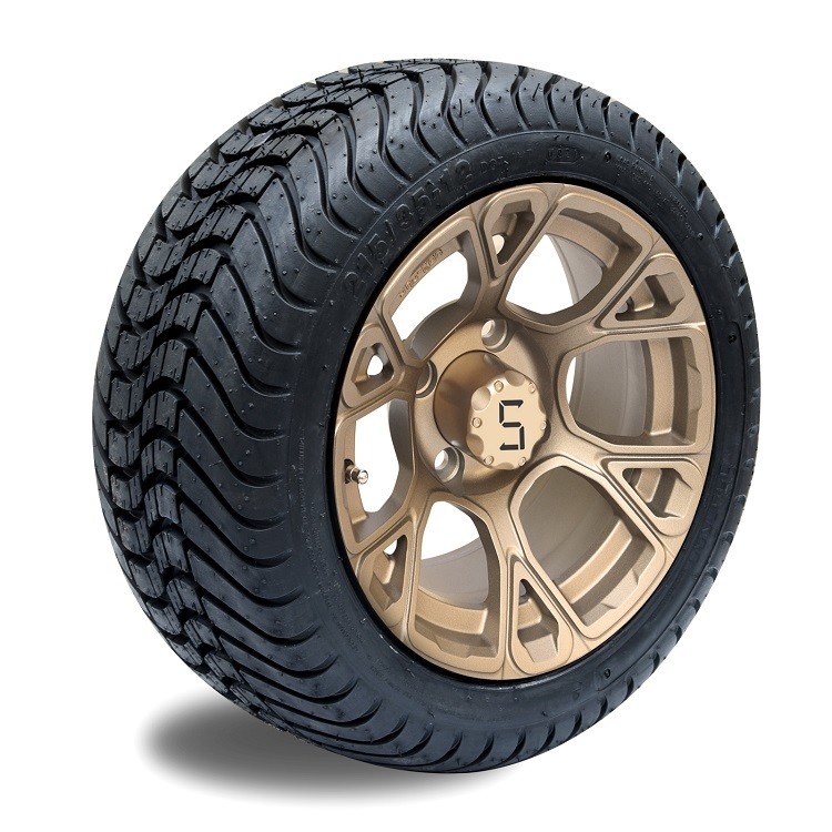 Combo de Karwielen van het 12 Duimgolf en Banden 215/35-12 4PLY Classificatie DOT Approved