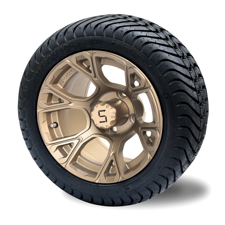 Combo de Karwielen van het 12 Duimgolf en Banden 215/35-12 4PLY Classificatie DOT Approved