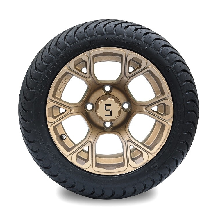 Combo de Karwielen van het 12 Duimgolf en Banden 215/35-12 4PLY Classificatie DOT Approved