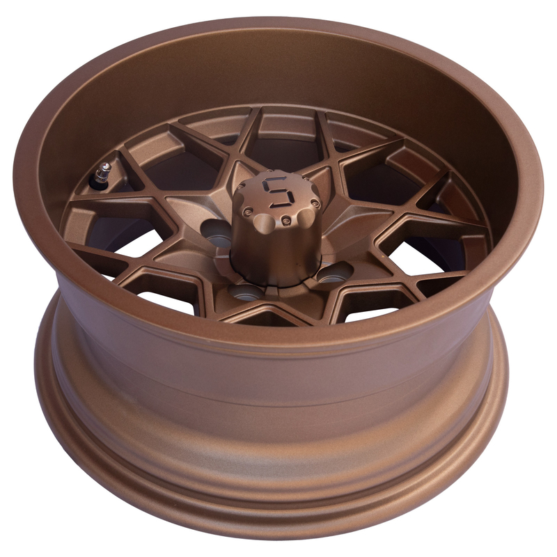 12 / 14 van de het Golfkar van het duimbrons van het Aluminiumwielen 4X4 de Boutpatroon -25 ET 101,6 PCD