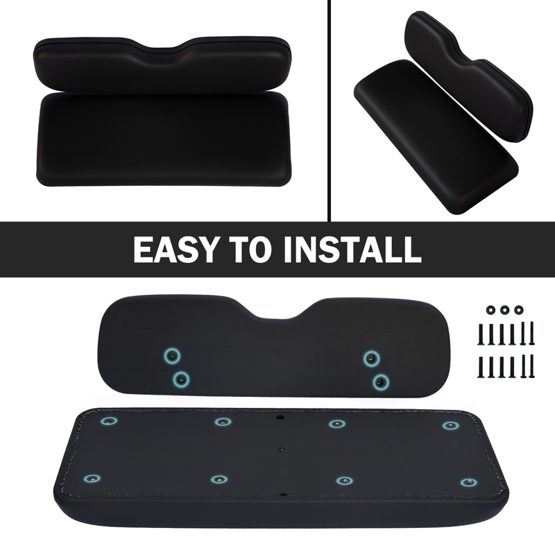 ShuRan Universal Golf Cart Achterstoel vervangende kussens voor EZGO/Club Car/Yamaha