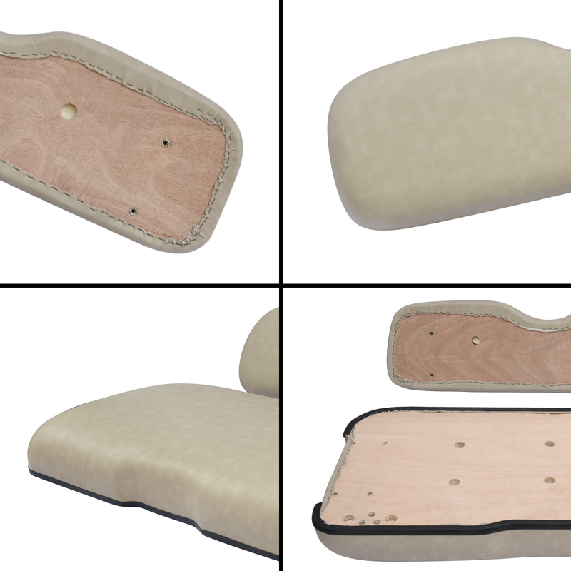 Shuran Golf Cart Voorstoeltjes Kussens Wit Voor EZGO RXV Standard Size