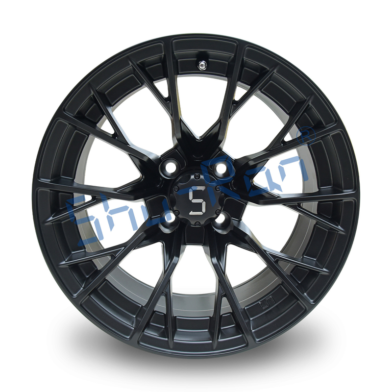 Shuran Nieuwe 14' velgen Matte Zwarte Aluminium Golfkar Wiel 14x7 Universele 4 Bolt Patroon