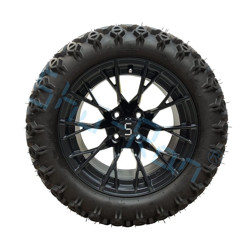 Shu Ran 14 inch golfkar wielen en banden velgen met DOT banden 101.6 PCD 4x4 Bolt Patroon