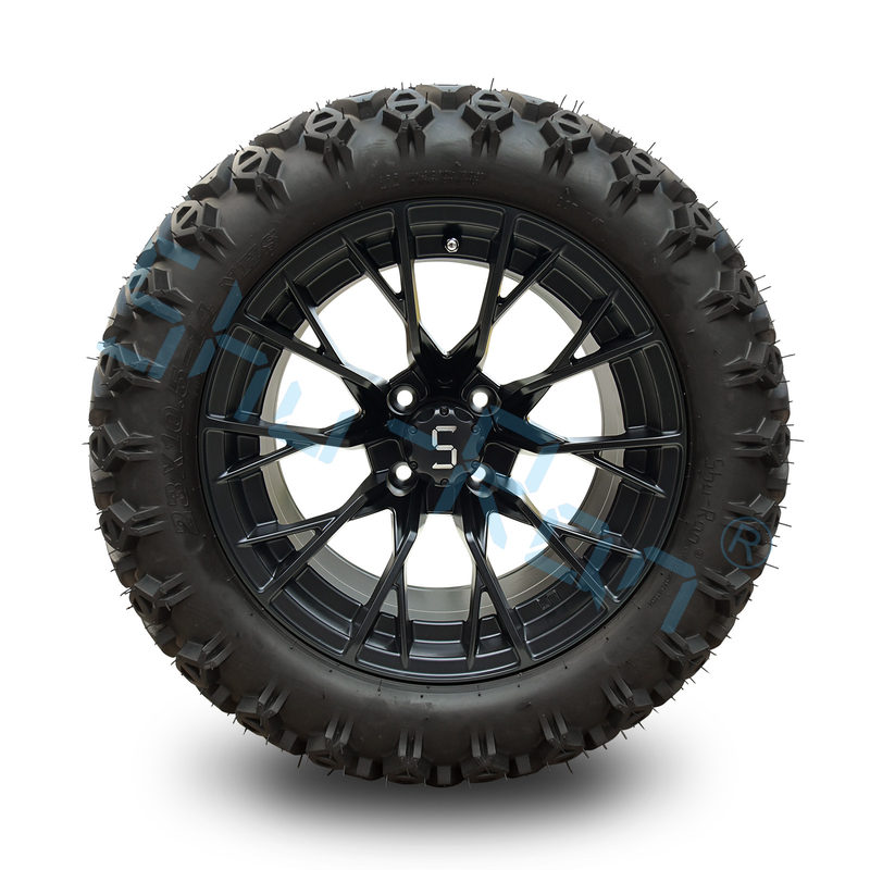 Shu Ran 14 inch golfkar wielen en banden velgen met DOT banden 101.6 PCD 4x4 Bolt Patroon