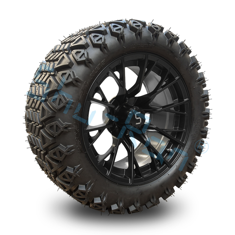 Shu Ran 14 inch golfkar wielen en banden velgen met DOT banden 101.6 PCD 4x4 Bolt Patroon