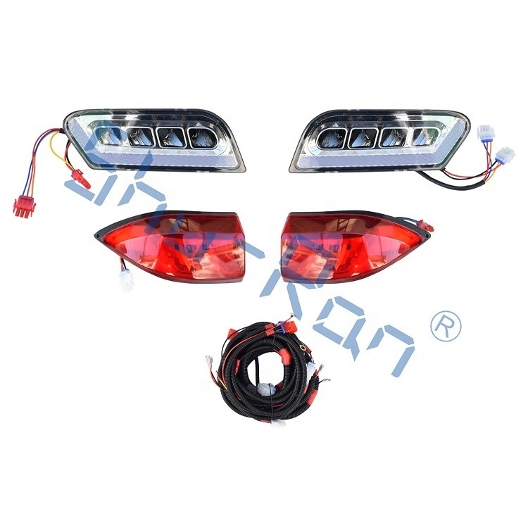 Golfkar Deluxe LED lichtkit voor Club Car Tempo met RGB wissellicht