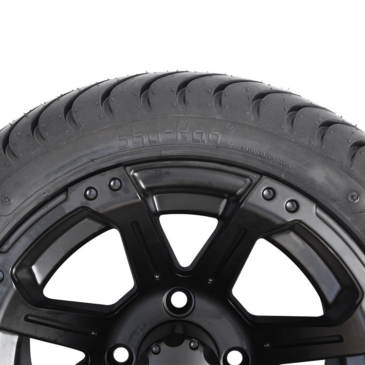 Golfkar 12 Duim Matte Black Wheels en 215/35-12 de Boutpatroon DOT Rated van Straatbanden 4x4