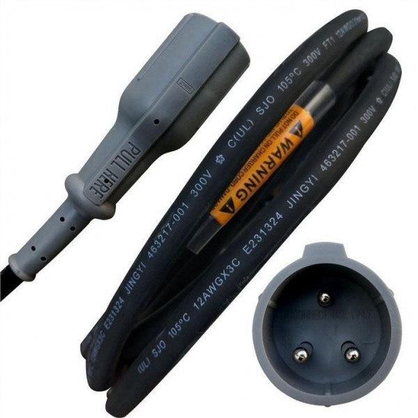 Lader 3 van de golfkar Pin Connector Plug And Power-Koord