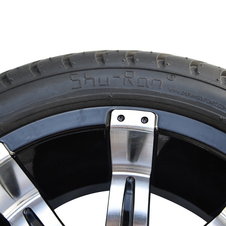 Golfkar de Legeringswiel van het 12 Duimaluminium met 215/35-12 DOT Street Tire