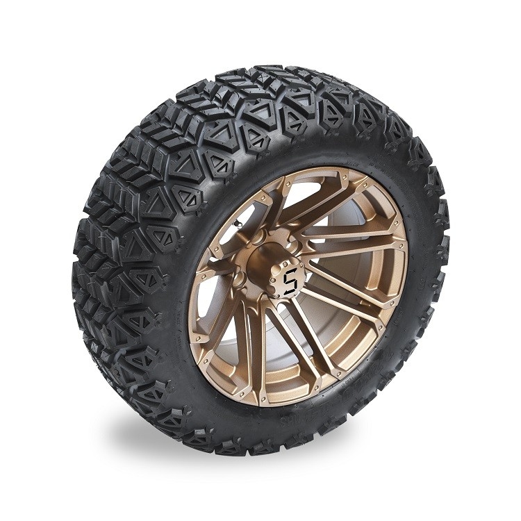 14“ de Bronsranden en 22x10-14-de Banden Combo voor Golf Carts/ATV, 4 beoefenen Zonder binnenband