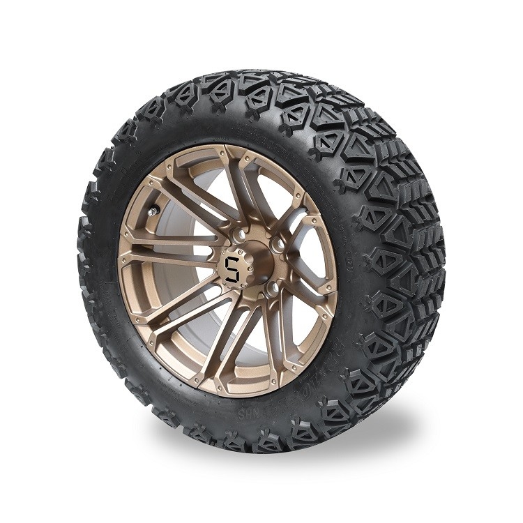 14“ de Bronsranden en 22x10-14-de Banden Combo voor Golf Carts/ATV, 4 beoefenen Zonder binnenband