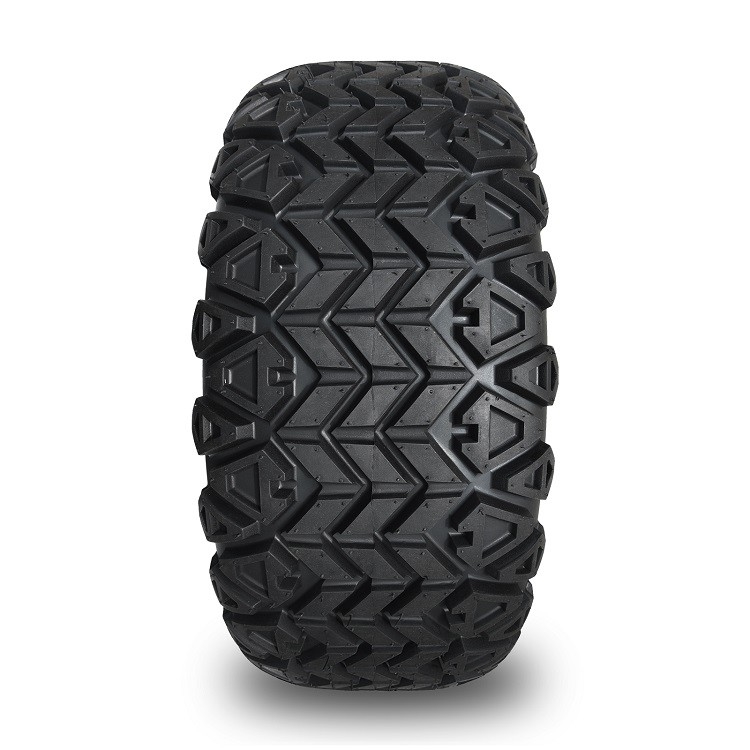 14 Machinaal bewerkte de Kar van het duimgolf/Glanzende Zwarte Randen en 22*10-14-PUNT Off-road Banden ET 25mm