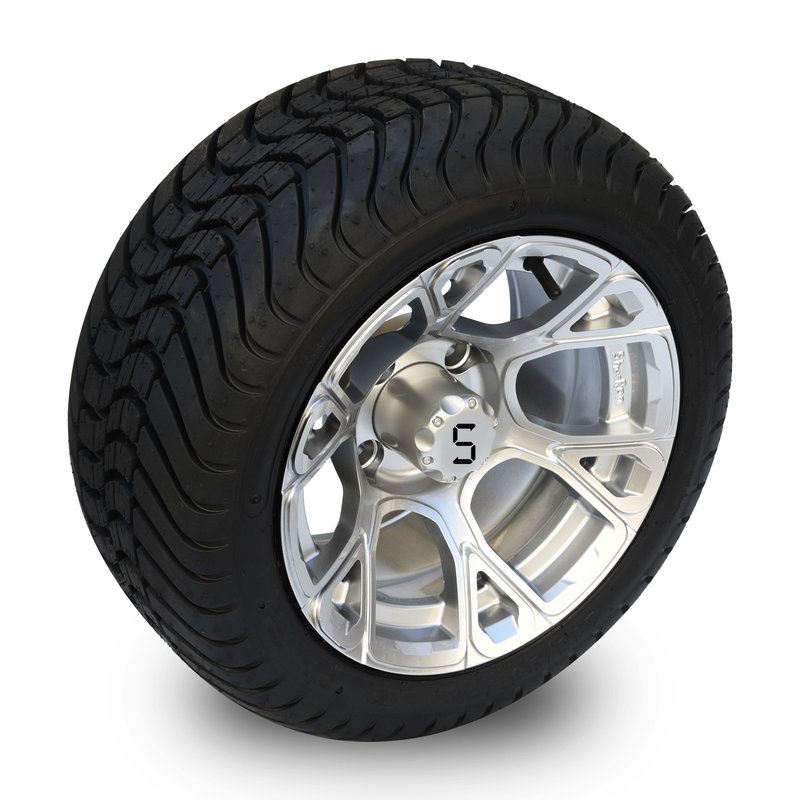 De nieuwe Exclusieve 12“ Wielen en 215/35-12 DOT Street Tyres Combo 101,6 PCD Gecompenseerde -25 van de Golfkar