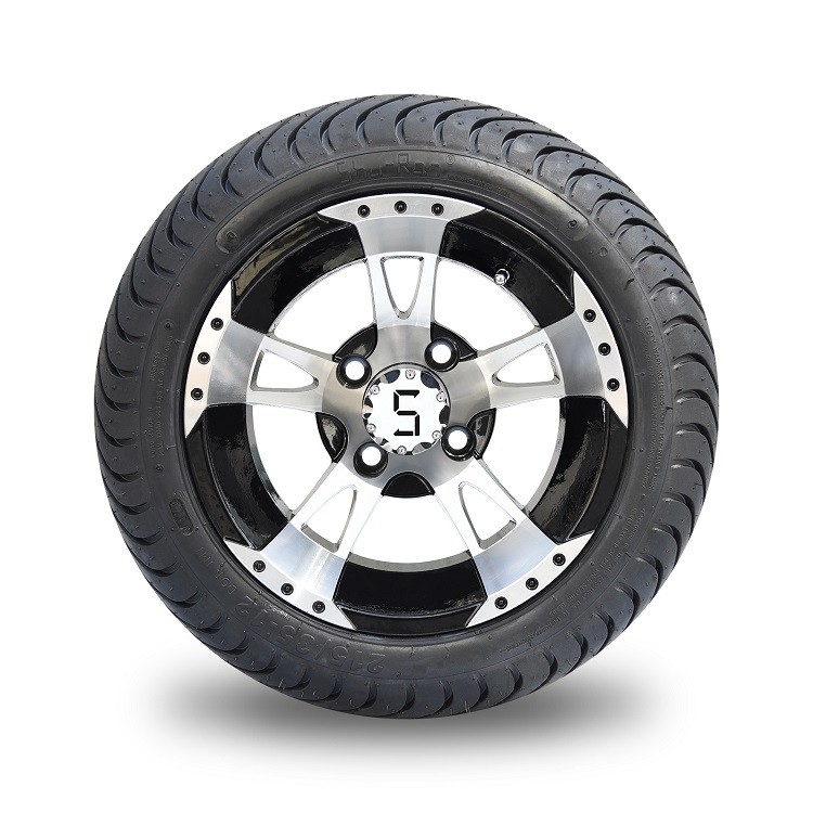 12“ de Wielen en 215/35-12 Lage de Karbanden Combo van de Golfkar van het Profielgolf - Reeks van 4