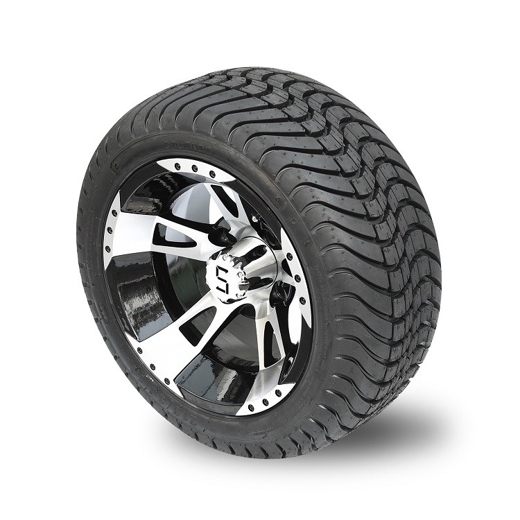12“ de Wielen en 215/35-12 Lage de Karbanden Combo van de Golfkar van het Profielgolf - Reeks van 4
