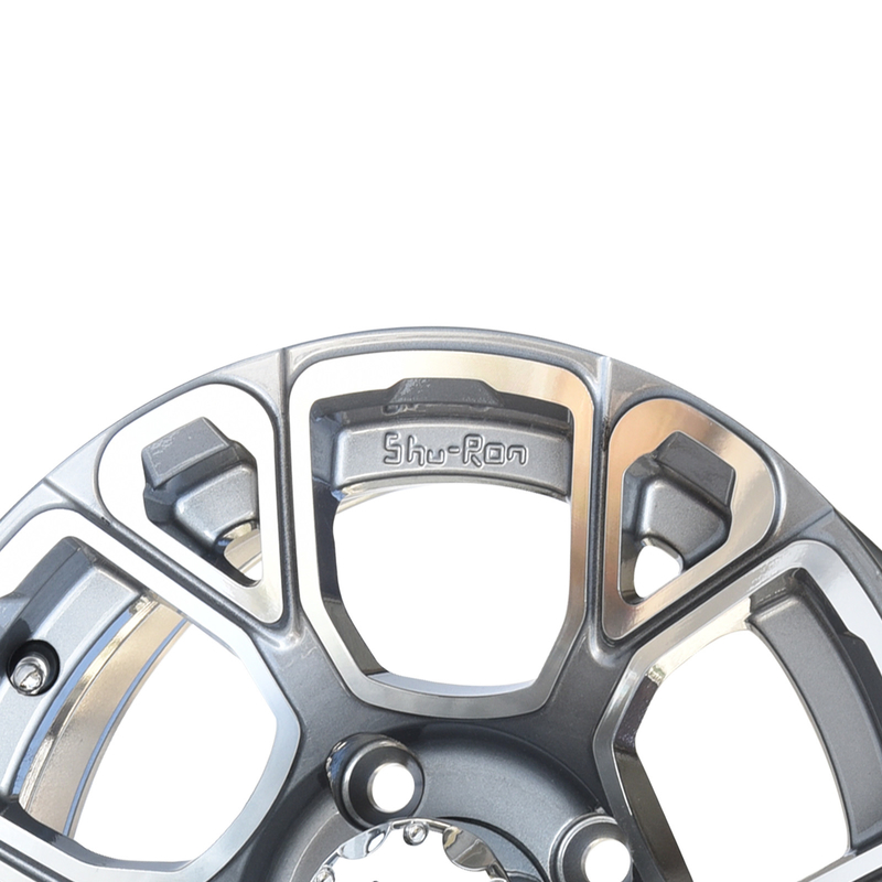 De golfkar 12 Duim bewerkte/Gunmetal-Aluminiumwielen 101.6mm) de Boutpatroon met inbegrip van van Centrumkappen 4x4 (machinaal