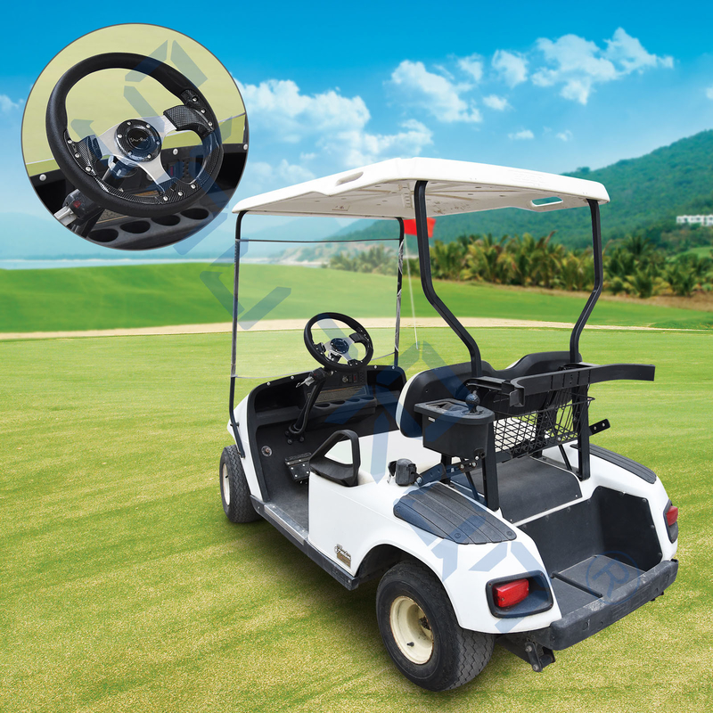 Golfkar het Rennen het Stuurwiel van de Koolstofvezel voor Clubauto, EZGO, en Yamaha