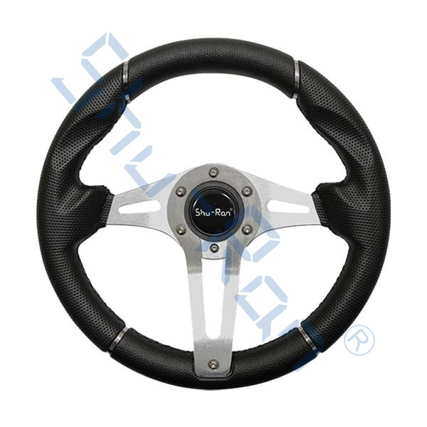 Het de Zwarte Greep van Eiser van de golfkar/Stuurwiel van Aluminiumspokes voor Clubauto, EZGO, en Yamaha