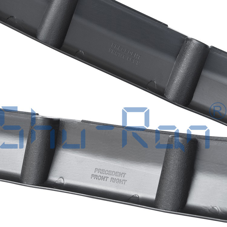 Het zwart Achtergedeelte van de Golfkar en Front Fender Flares For Yamaha, Reeks van 4