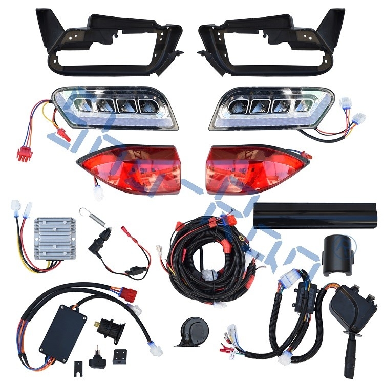 De Luxe RGB Lichte Uitrustingen van de golfkar voor het Tempo, de Koplamp en het Achterlichtuitrusting van de Clubauto