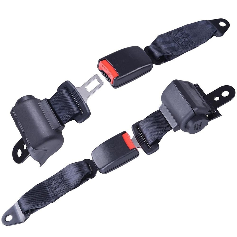 2 universele Intrekbare de Veiligheidsgordelssteun Kit Compatible van de Golfkar met de Clubauto van EZGO Yamaha